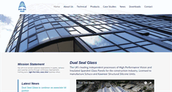 Desktop Screenshot of dualsealglass.co.uk
